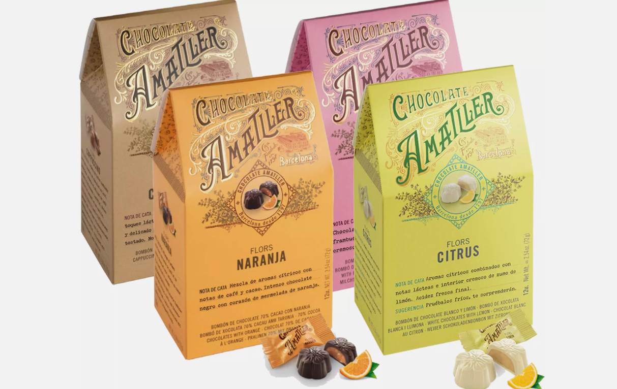 Pack of 4 Amatller Pralines Assorted