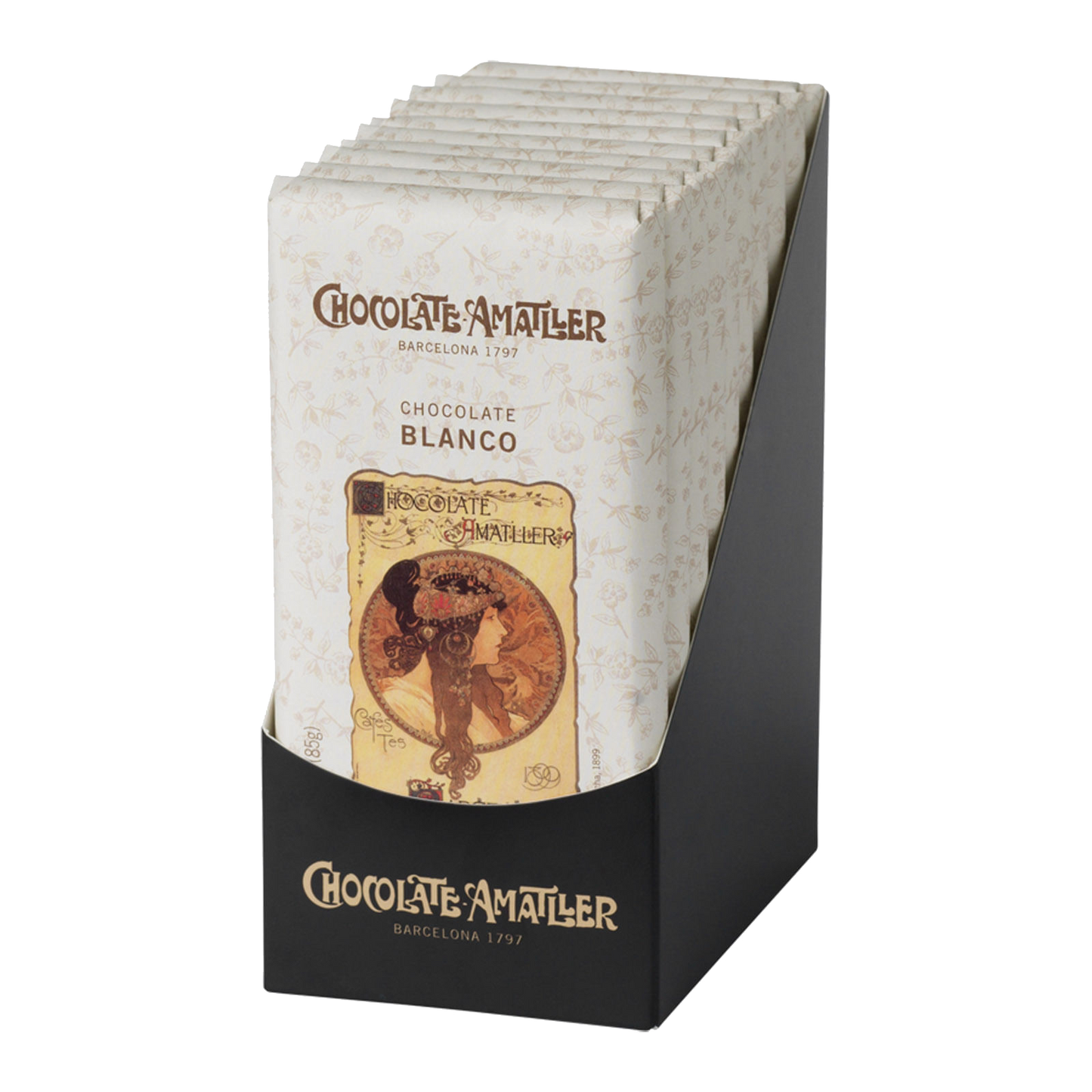 10 Amatller tablets White Chcocolate 85g