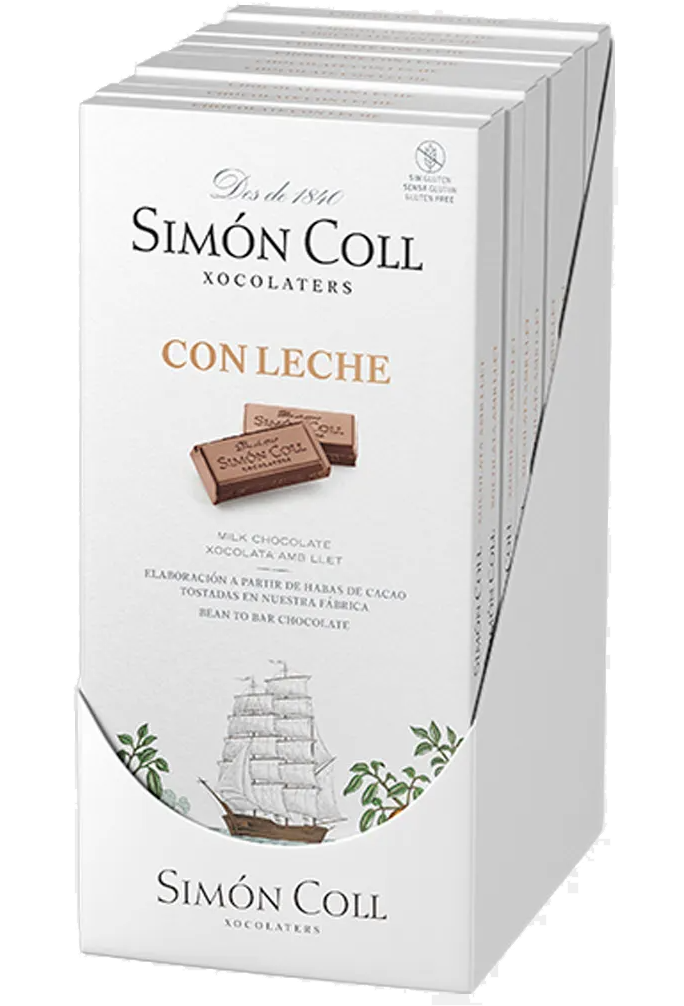 10 Simon Coll Kosher Milk Chocolate Bar 85g