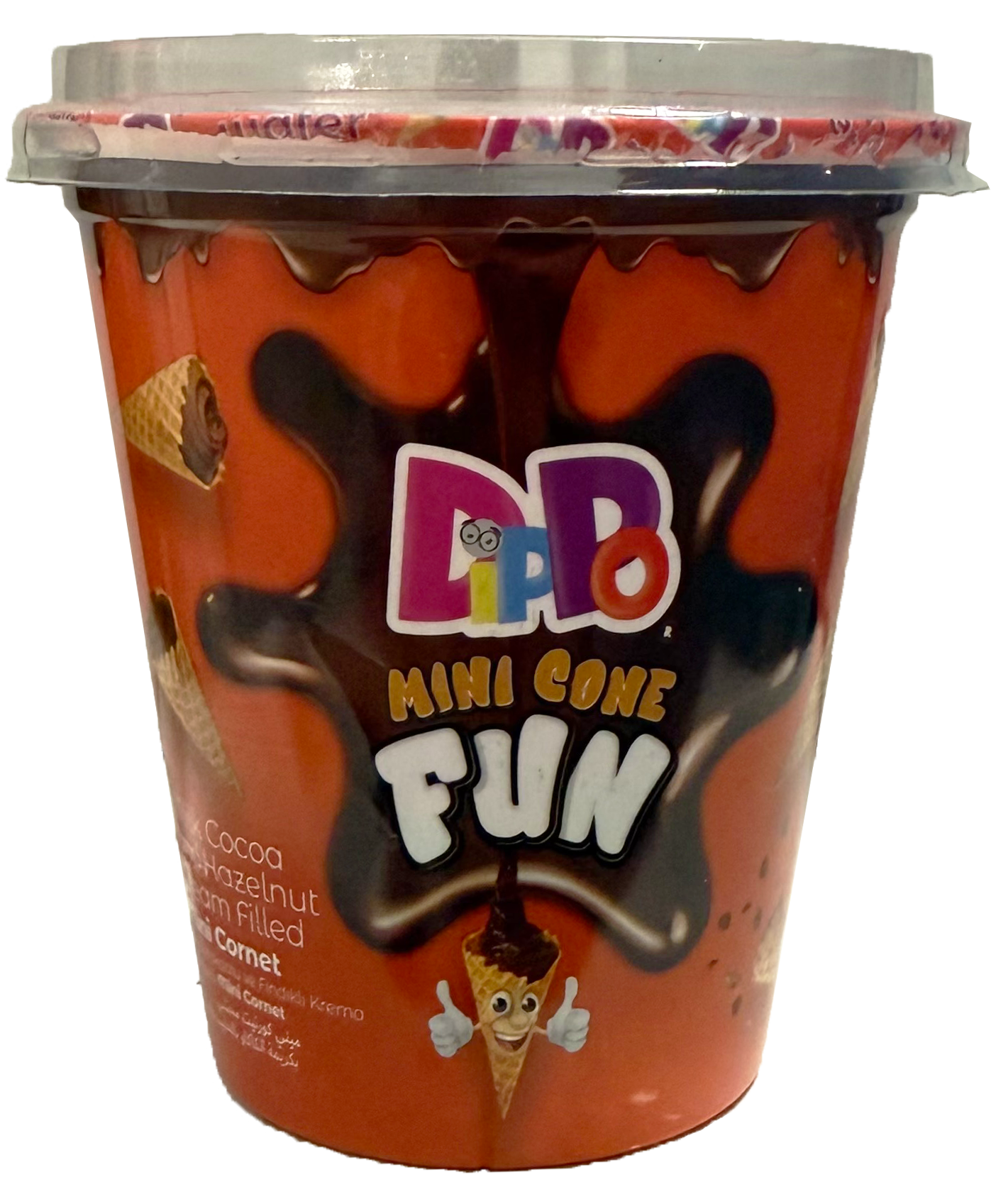 24 cups Dippo Hazelnut & cocoa flavored 100g