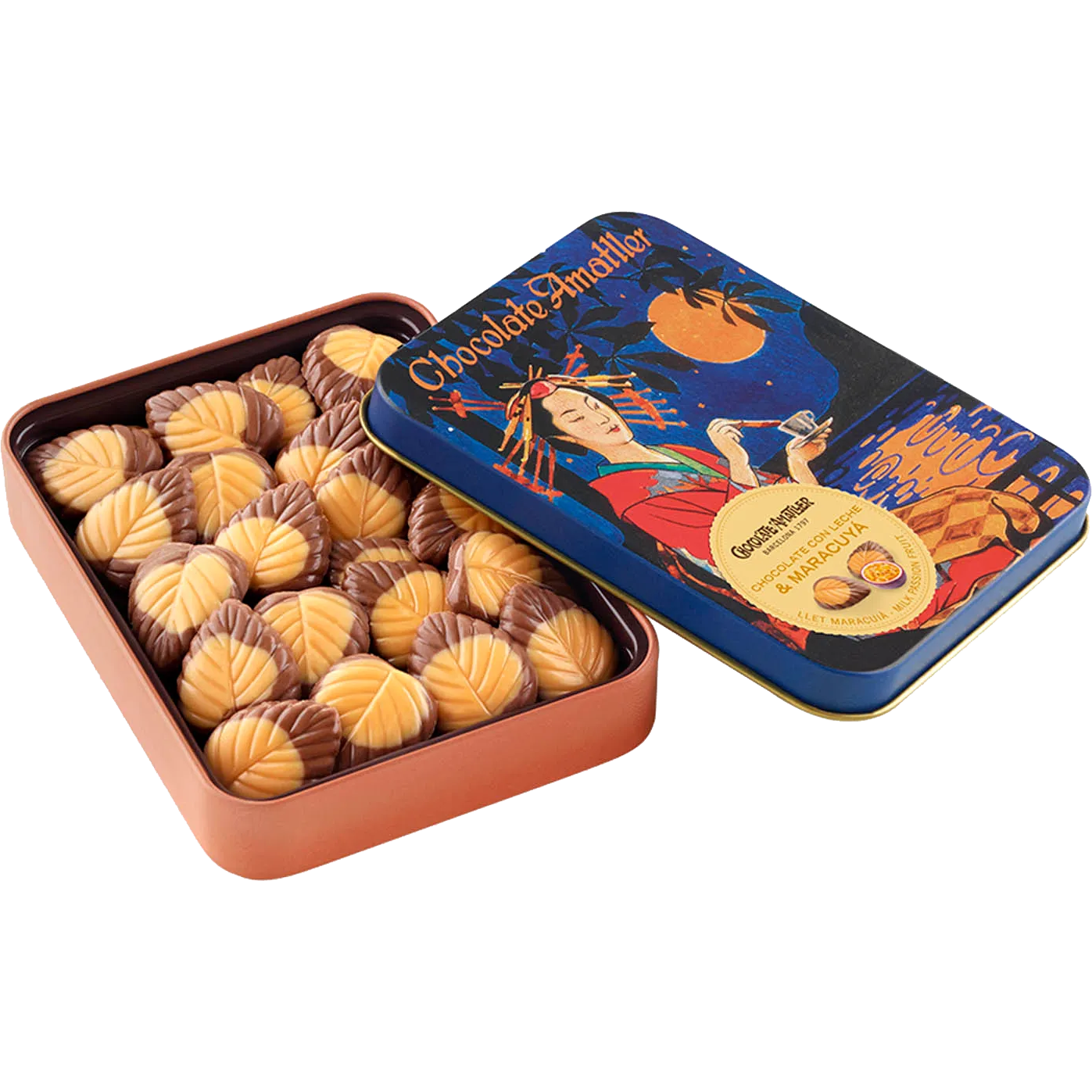 Amatller Milk Chocolate Passionfruit 60g
