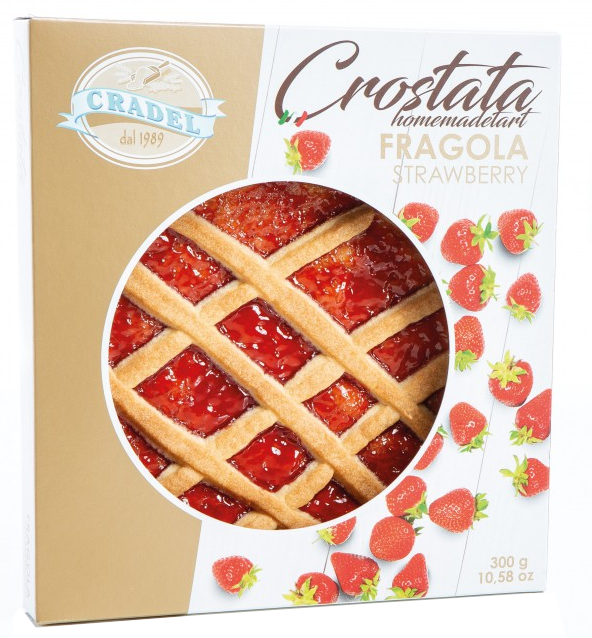 3 x 300 g - Cradel Assorted Fruit Tarts – Strawberry, Apple & Lemon