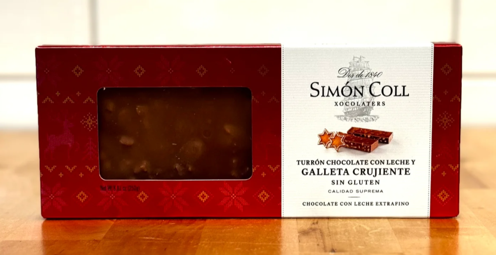 12 Simon Coll Milk chocolate & crunchy cookie Nougat 250g