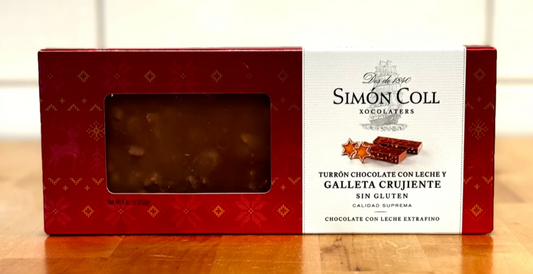 12 Simon Coll Milk chocolate & crunchy cookie Nougat 250g