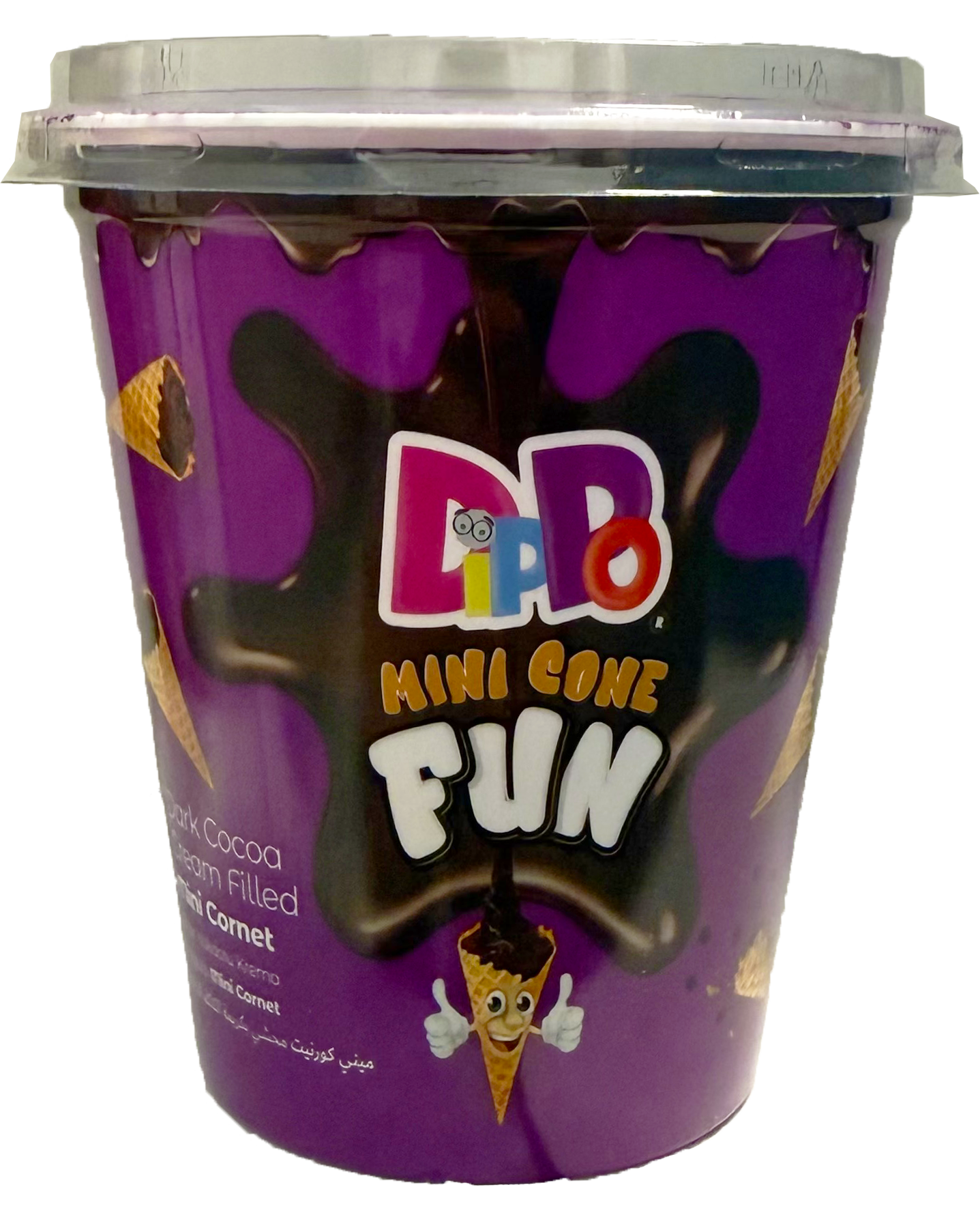 24 cups Dippo Dark Chocolate flavored 100g