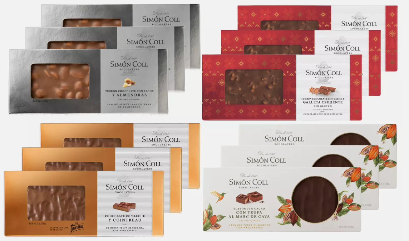 Box of 12 Simon Coll Nougats Assorted