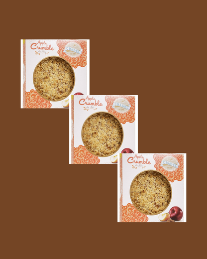 Cradel Apple Crumble Tart 350 g (x3) - Kosher