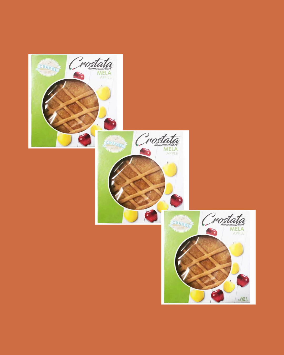 Cradel Apple Tart 300 g (x3) - Kosher