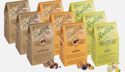 Box with 9 Amatller Pralines Assorted