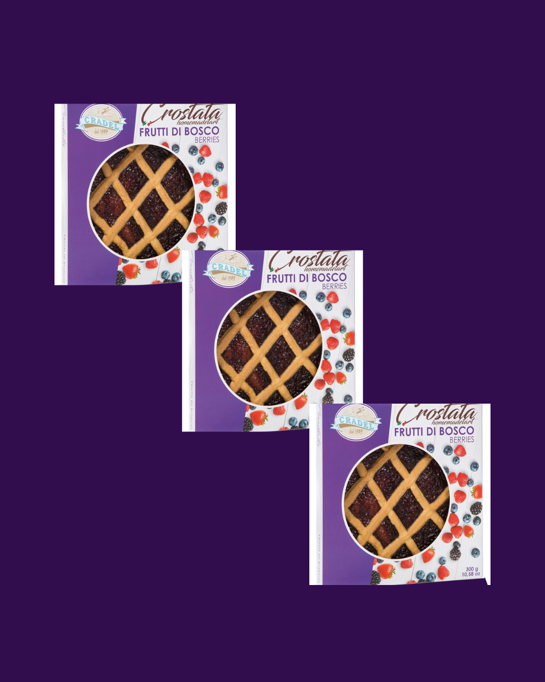 Cradel Berries Tart 300 g (x3) - Kosher