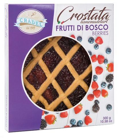 3 x 300g - Cradel Assorted Fruit Tarts – Berries, Lemon & Apricot