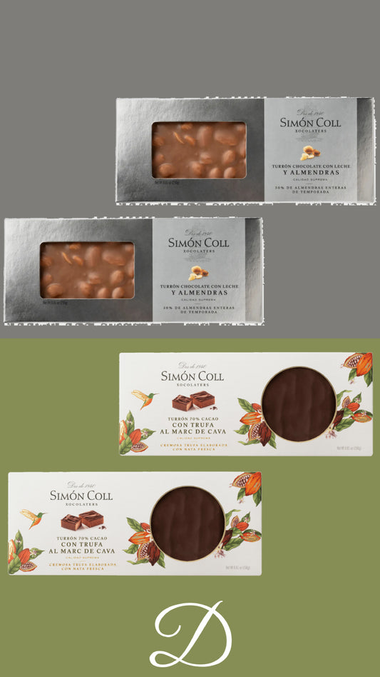 Assorted 4 Nougat Pack – Almond & Marc de Cava Truffle