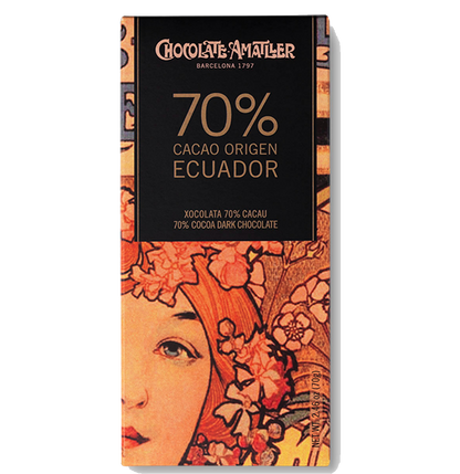 Case of 80 Amatller Kosher tablets 70% Cacao Ecuador 70g