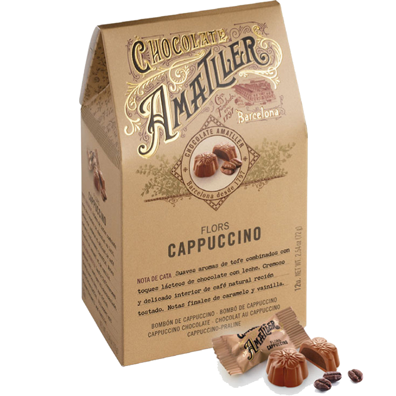 Box with 9 Amatller Pralines Assorted