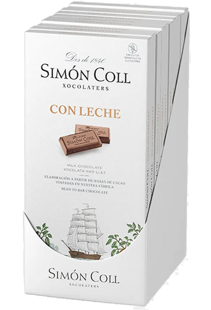 Case of 80 Simon Coll Kosher Milk Chocolate Bar 85g