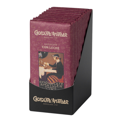 Case of 80 Amatller Kosher tablets Milk Chocolate 85g
