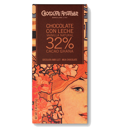 10 Kosher tablets 32% Cacao Ghana Vainilla B. 70g