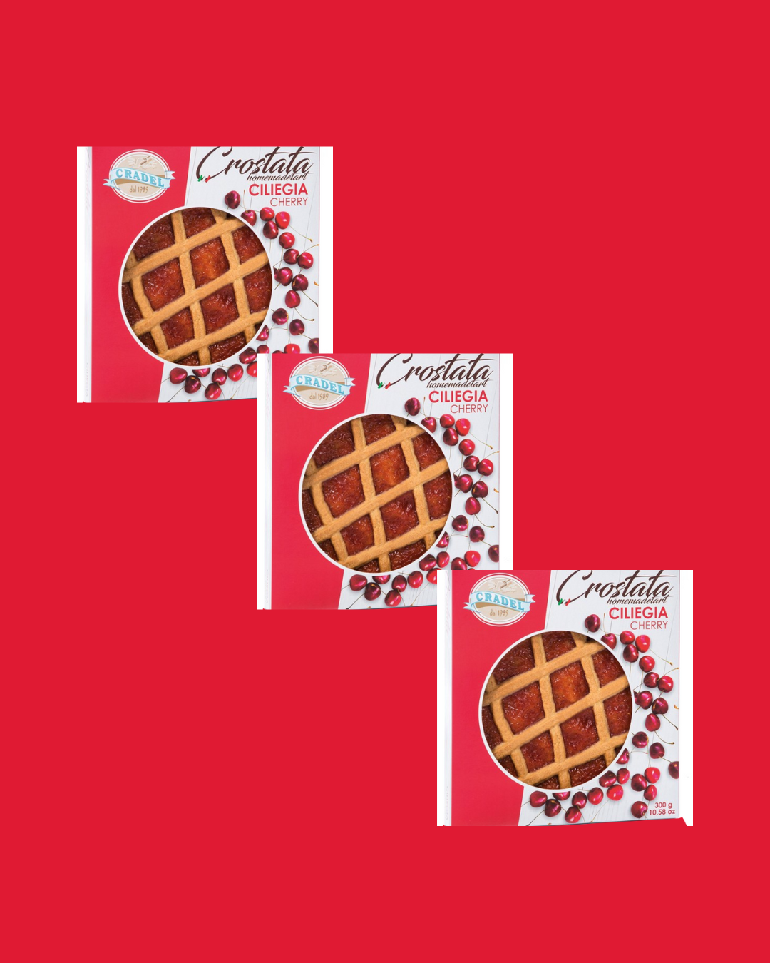Cradel Cherry Tart 300 g (x3) - Kosher