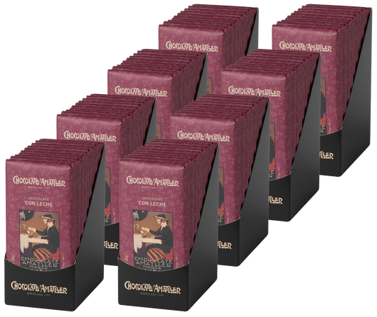Case of 80 Amatller Kosher tablets Milk Chocolate 85g
