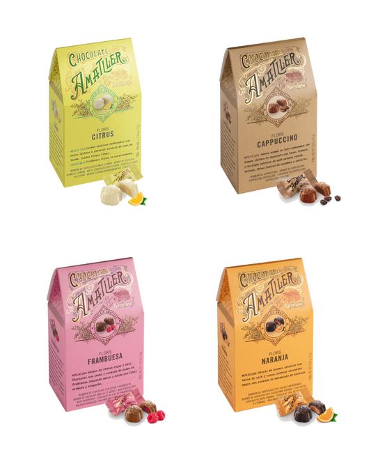 4x3 Amatller Pralines – Assorted 4 Flavors