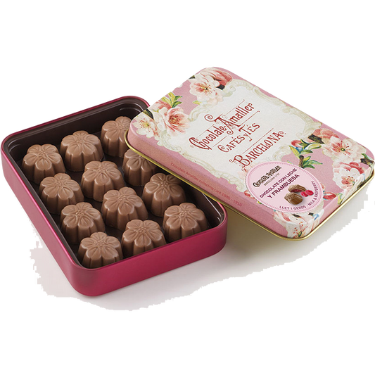 Amatller Milk Chocolate Raspberry Pralines 72g