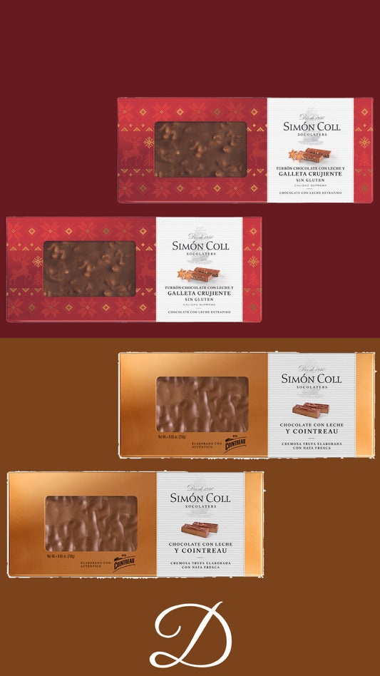 Assorted 4 Nougat Pack – Cointreau Truffle & Crunchy Cookie
