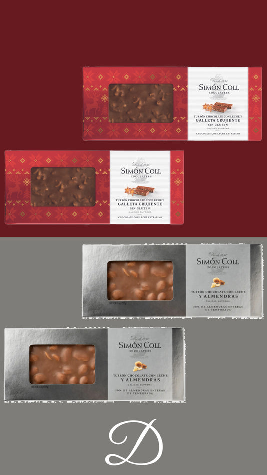 Assorted 4 Nougat Pack – Almond & Crunchy Cookie