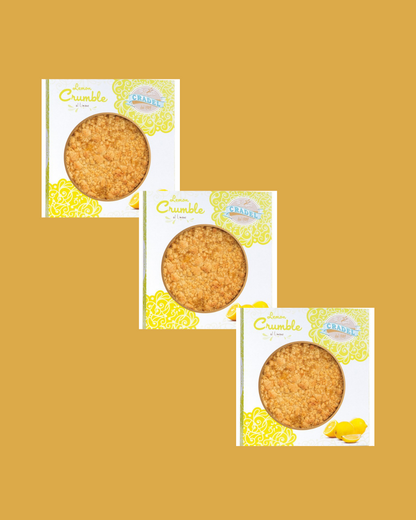 Cradel Lemon Crumble Tart 350 g (x3) - Kosher