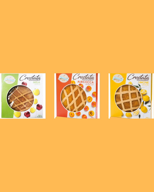 3 x 300g Cradel Assorted Fruit Tarts – Apple, Lemon & Apricot