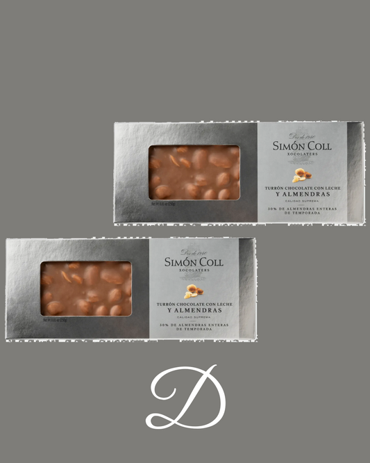 2x1 Nougat Milk Chocolate with Whole Almonds – 250g