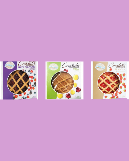 3 x 300 g - Cradel Assorted Fruit Tarts ; Berry, Apple, Strawberry