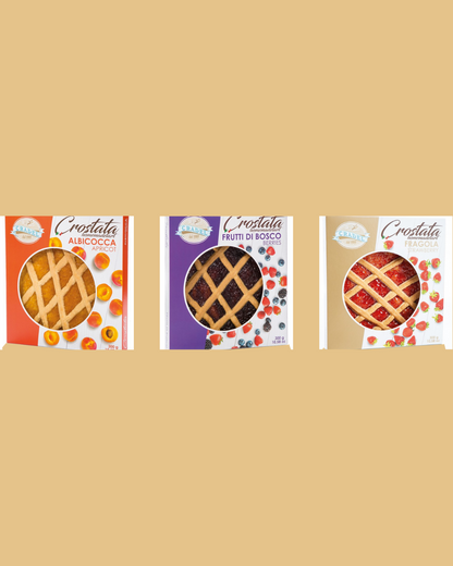 3 x 300 g- Cradel Assorted Fruit Tarts – Berries, Strawberry & Apricot
