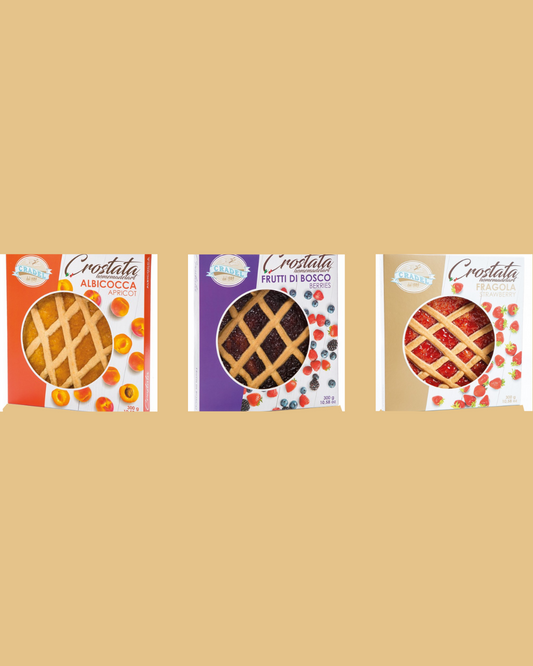 3 x 300 g- Cradel Assorted Fruit Tarts – Berries, Strawberry & Apricot