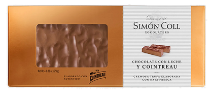 12 Simon Coll Milk Chocolate Cointreau Truffle Nougat 250g