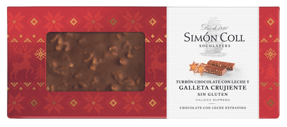 12 Simon Coll Milk chocolate & crunchy cookie Nougat 250g