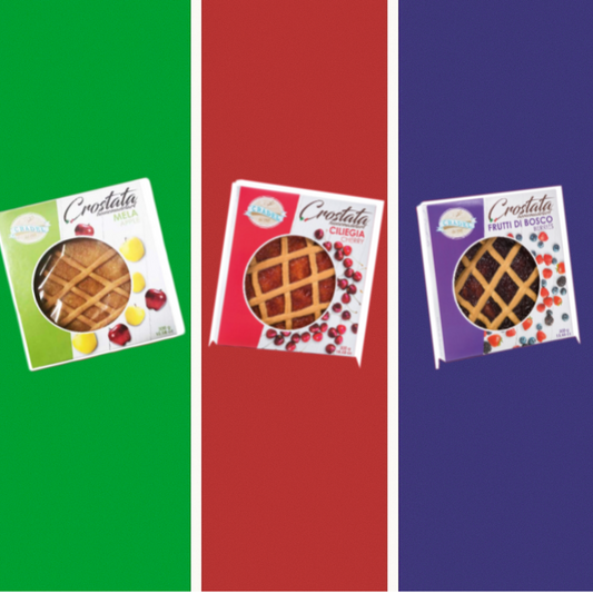 Cradel Crumble Pie (Tart) 3-Pack – 300g Each – Cherry/Berries/Apple – Kosher