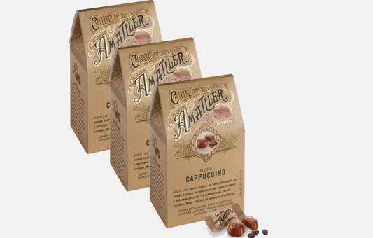 Pack of 3 Amatller Milk Chocolate Capuccino Pralines