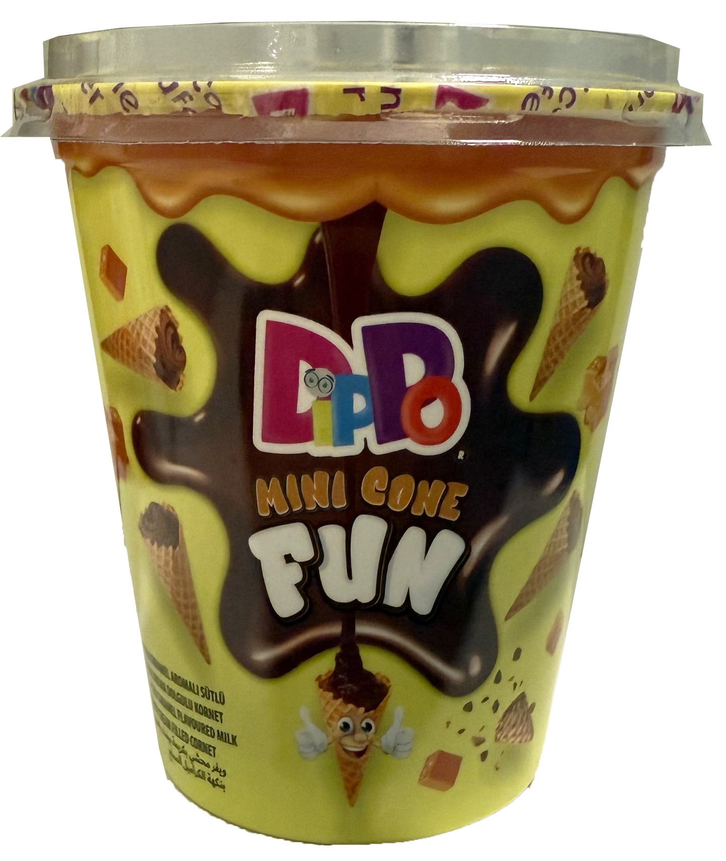 24 cups Dippo Salted caramel flavored 100g