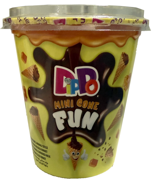 24 cups Dippo Salted caramel flavored 100g