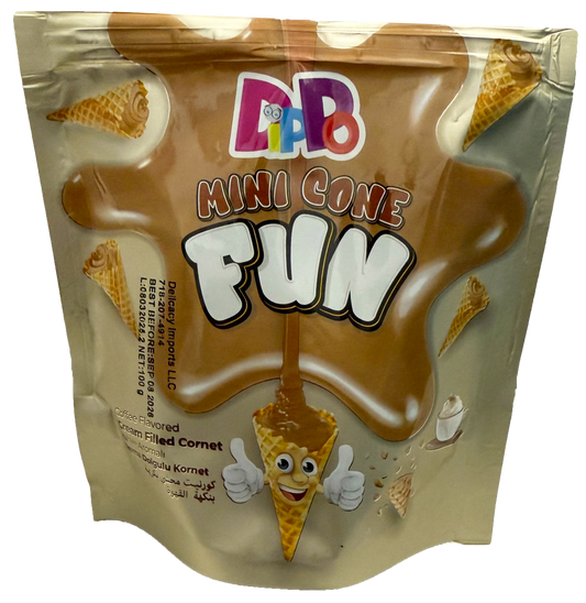18 Dippo mini cone Coffee flavored bags 100g
