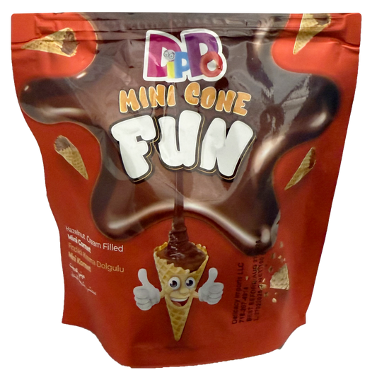 18 Dippo mini cone Hazelnut & cocoa flavored 100g