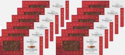 12 Simon Coll Milk chocolate & crunchy cookie Nougat 250g