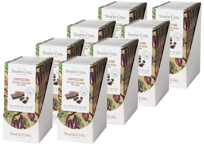 Case of 80 Simon Coll Dark Milk Chocolate Bar 60% cocoa & coffee