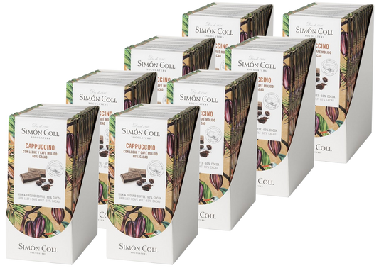 Case of 80 Simon Coll Dark Milk Chocolate Bar 60% cocoa & coffee